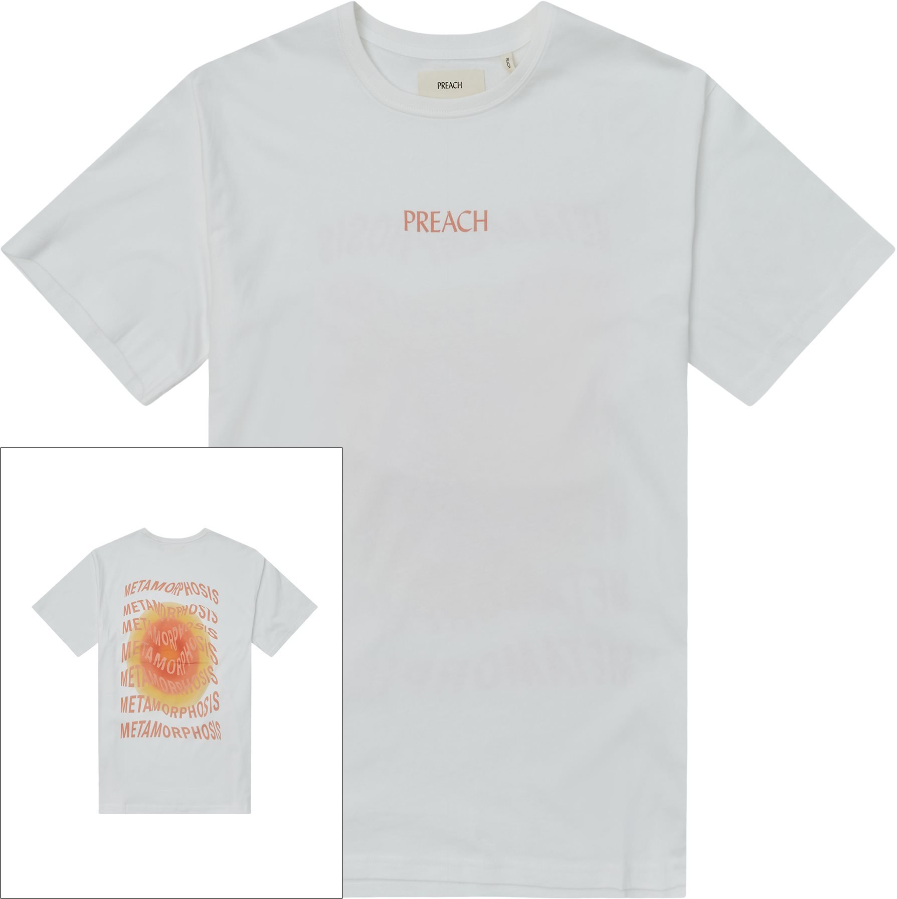 Mathamorphosis Circle Tee - T-shirts - Oversize fit - Hvid